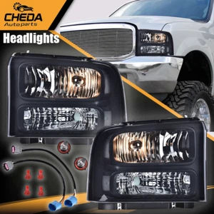 Excursion Conversion Headlights Fit For 99-04 Ford Super Duty F-250 F350 Truck G - Bild 1 von 10