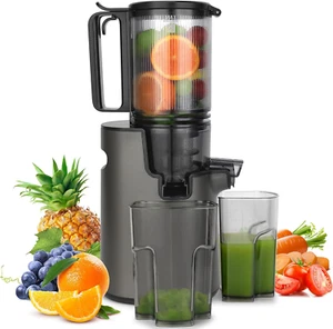Electric Juicer Slow Juicer Machine for Whole Fruits and Vegetables, Cold Press - Picture 1 of 7
