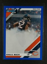 2019 Donruss #53V Khalil Mack  Press Proof Blue
