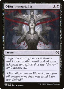 Offer Immortality #102/271 MTG Phyrexia: All Will Be One Common NM - Picture 1 of 1