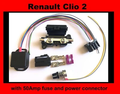 RENAULT CLIO 2 - Kit Regolatore Servosterzo Elettrico Box EPAS - FUSIBILE Incluso - Immagine 1 di 2