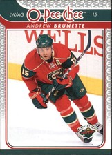 2009-10 O-Pee-Chee Wild Hockey Card #432 Andrew Brunette