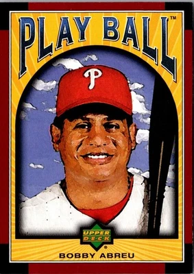 2004 Upper Deck Play Ball Bobby Abreu #114 Philadelphia Phillies Baseball Card - Image 1 of 2