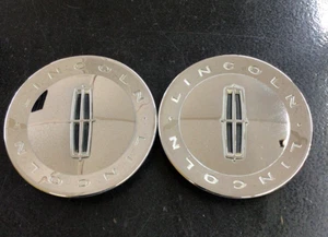 2007 Lincoln MKZ Chrome Wheel Center Caps OEM 6W13-1A096-AD Set of 2 - Picture 1 of 14