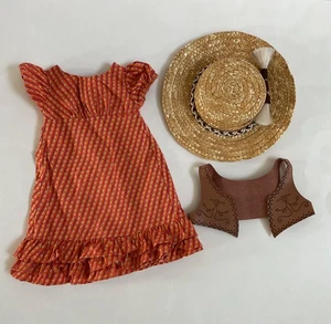 Muñeca American Girl Josefina Traje de Equitación de Verano con Sombrero Vestido Chaleco Retirado - Imagen 1 de 12
