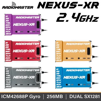 RadioMaster RC NEXUS-XR Gyro 2.4G 5-16V/DC 256MB Flash 6-axis for RC Helicopter - Image 1 of 4