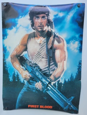 Vintage 1982 Original Rambo First Blood Poster Stallone 22"x28" RAR - Bild 1 von 4