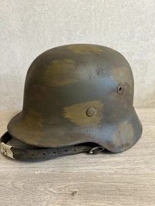 Casco Alemán M35 Segunda Guerra Mundial Casco de Combate M 35 Segunda Guerra Mundial talla 64 - Imagen 1 de 15