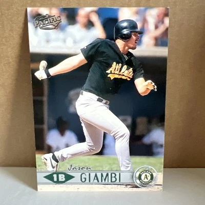 Jason Giambi #310 Pacific MLB Béisbol 1999 Oakland Athletics Foto 1 de 2