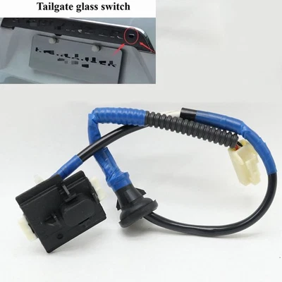 Interruptor de botón de vidrio para ventana de puerta de maletero trasero para Toyota Highlander Kluger 2008-19 Foto 1 de 4