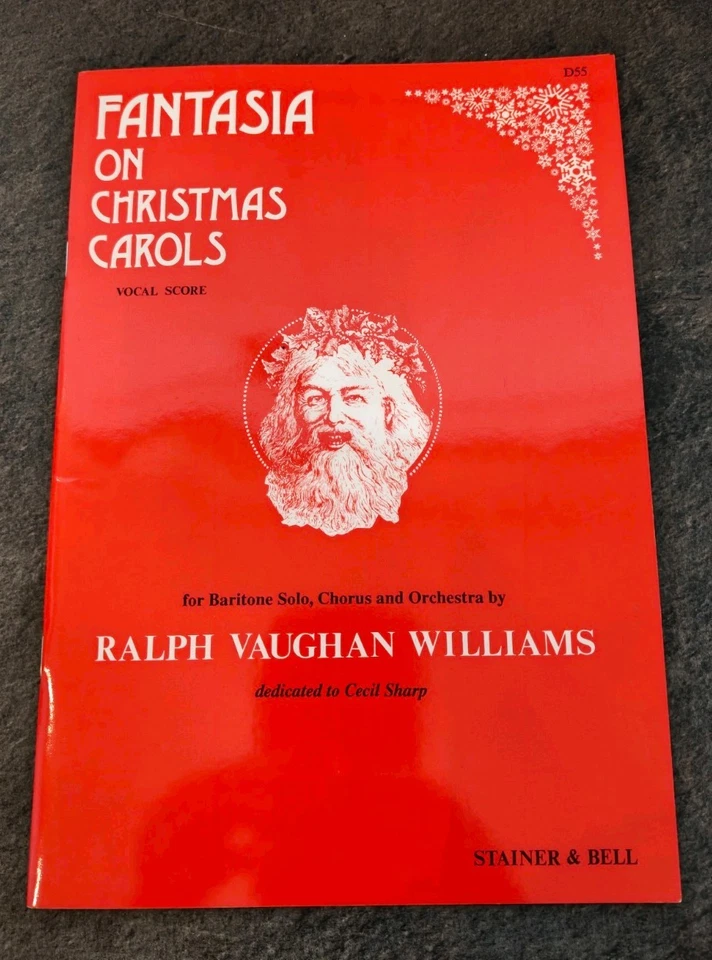 Fantasia On Christmas Carols Vocal Score Ralph Vaughan Williams Baritone Chorus - Image 1 of 4
