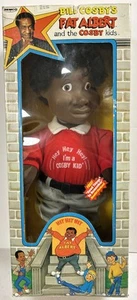 NEW IN BOX 1985 Remco Fat Albert & The Cosby Kids Fat Albert Doll Box Shows Wear - Picture 1 of 8