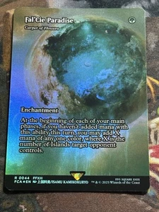 MTG - 1x Fal’Cie Paradise - Showcase Foil Final Fantasy NM - Imagen 1 de 2