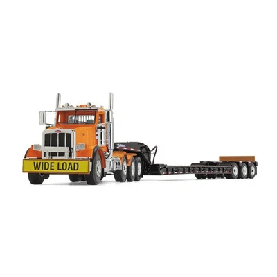First Gear 1/50 Arancione Peterbilt 367 Giorno Cab Camion Talbert 55SA Lowboy - Immagine 1 di 2