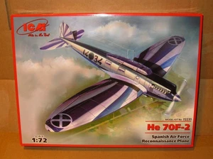 ICM 1:72 Heinkel He70F-2 Spanish Air Force Aufklärungsflugzeug detailliert 72231 - Bild 1 von 5