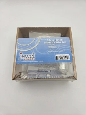 JTV Jewel School Silver Plated Memory Wire Kit Beadalon. Ring Bracelet Necklace - Image 1 of 4
