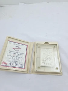 JOHNNY BENCH HIGHLAND MINT 4.25oz .999 FINE SILVER MINT-CARD HOF - Picture 1 of 8