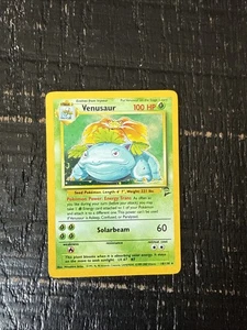 Vintage Pokémon Venusaur Base Set 2 18/130 NM/LP 1999 HOLO GREAT CONDITION - Picture 1 of 5