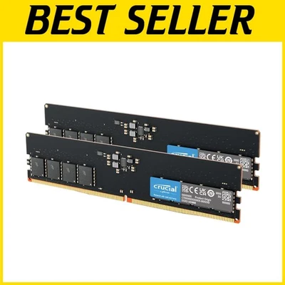 Upgrade 16GB DDR5 RAM Kit (2x8GB) 4800MHz for Enhanced Gaming & Performance - Image 1 of 4