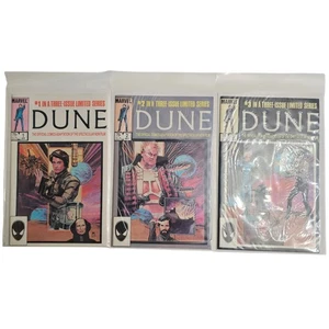 DUNE 1 2 3 1985 SET COMPLETO MARVEL SERIE LIMITADA CGC DIGNO DAVID LYNCH EN ESTADO BASTANTE BUENO/CASI NUEVO - Imagen 1 de 4