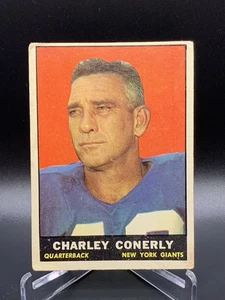 1961 Topps Charley Conerly #85 NY Giants Very Good+ Vintage FREE SHIPPING - Picture 1 of 9