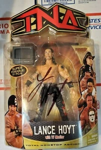 TNA Impact Wrestling Marvel Series 5 Lance Hoyt Archer Firmado Autografiado AEW - Imagen 1 de 3