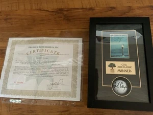 Fred Couples CCUL 2000 Classic Winner Plaque - Picture 1 of 2