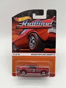 Hot Wheels Heritage Redline 2015 Nissan Skyline H/T 2000GT-R #11/18 conductores reales - Imagen 1 de 9