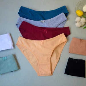Lote de 8 piezas lindos calzoncillos con pajarita ropa interior bragas mujeres niñas sexy algodón íntimo - Imagen 1 de 35
