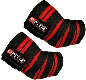 Elbow Sleeves Support Heavy Duty Wraps Straps Arm Gym Power Weight Lifting 1PAIR - Picture 1 of 6