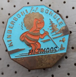 Children Ski school FILZMOOS Ski instructor teacher Bees Austria pin - Picture 1 of 2