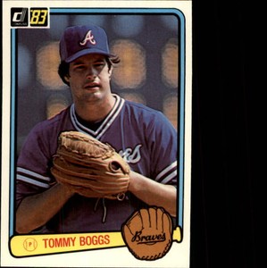1983 Donruss Atlanta Braves Baseball Card #349 Tommy Boggs