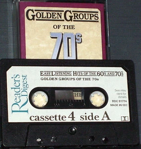 HITS  GROUPS OF THE 70'S CASSETTE 4 RDC9177 ABBA PRESLEY ESSEX BEE GEES TAMS 24T - Picture 1 of 6
