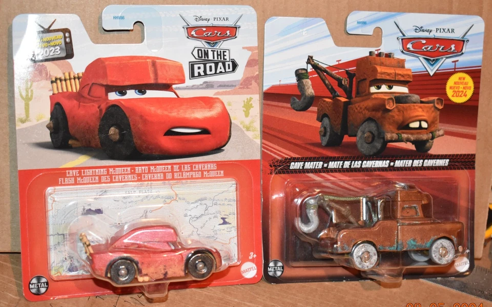 Disney Cars Mattel - Coches fundidos a presión a escala 1 55 en l