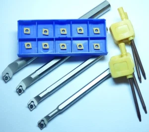 Set-Angebot4x 95° Bohrstangen SCLCR + 10 CCMT 060204-HM P25 - Picture 1 of 3
