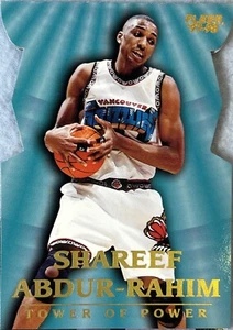 Shareef Abdur-Rahim 1997-98 Fleer Tower of Power Die Cut #1 Vancouver Grizzlies - Picture 1 of 3