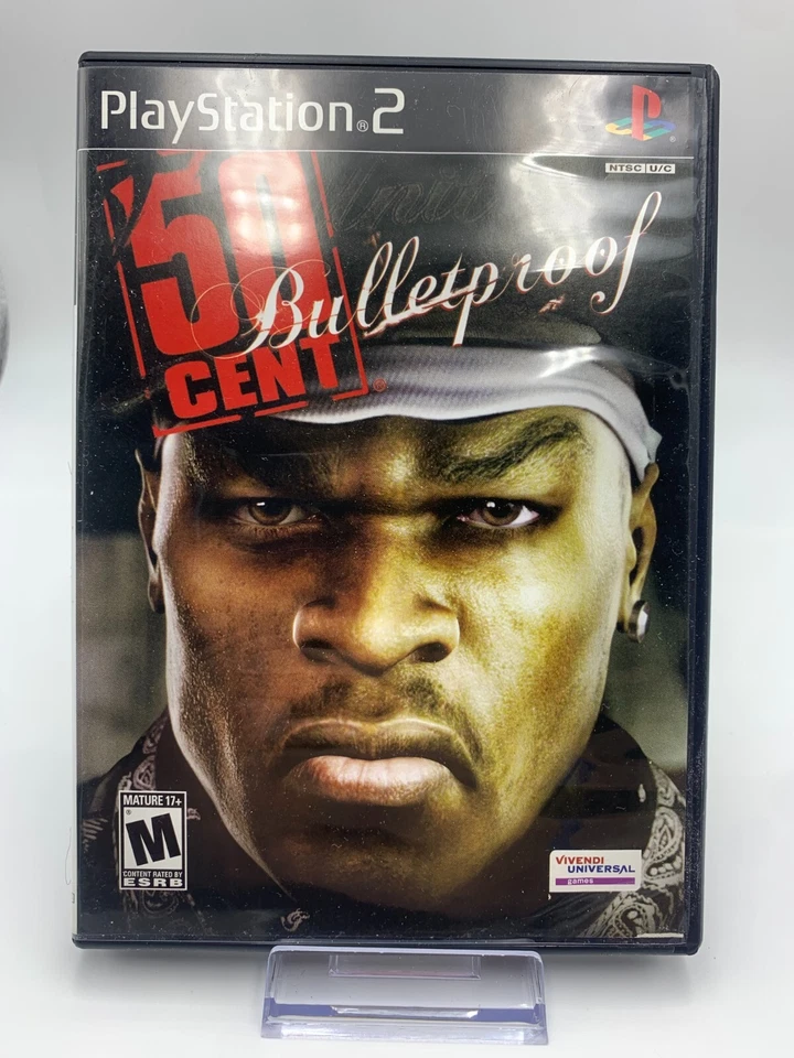 50 Cent: Bulletproof (Playstation 2, 2005) CIB Complete /w Excellent Disc - Image 1 of 4