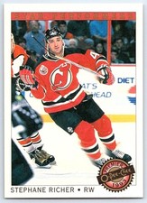 1992-93 O-Pee-Chee Premier Star Performers Stephane Richer New Jersey Devils #18