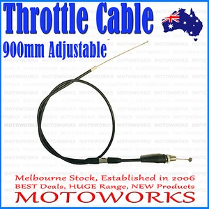 900mm 127-135 Adjustable Twist Throttle Accelerate Cable PIT PRO Trail Dirt Bike - Picture 1 of 5