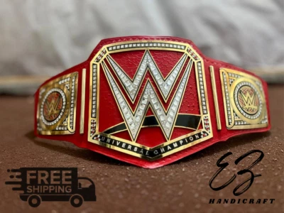 Nuevo Cinturón de Lucha Peso Pesado Campeonato Rojo Mundial Personalizado 2mm Latón Foto 1 de 4