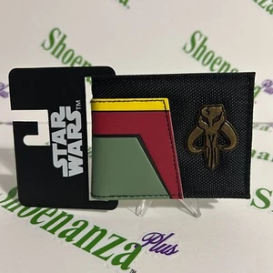 Bioworld Bi-Fold Wallet Star Wars Boba Fett Mandalorian Mythosaur Skull Krybes - Picture 1 of 6