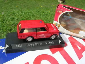 SOLIDO 1/43 METAL VEHICULE POMPIER RANGE ROVER 4X4 MEDECIN ref 4831!!! - Imagen 1 de 1