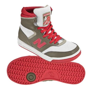 New Balance BB910GR Tan/White/Pink Hi-Top Shoes 7 D - Picture 1 of 7