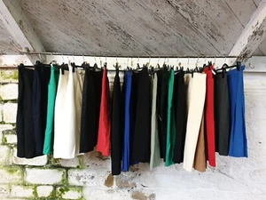 Job Lot Ladies Vintage Plain Pleated Straight Mixed Skirts J03 - Picture 1 of 24