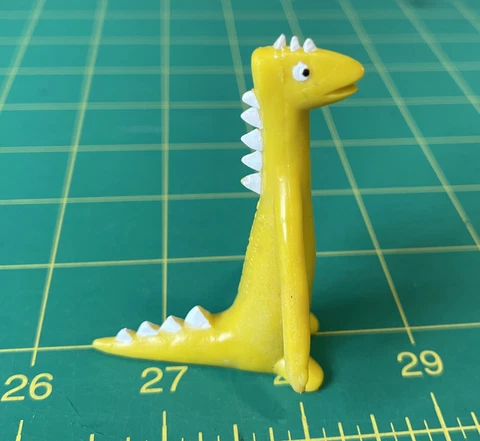Prickle the Dinosaur Dragon Yellow Toy of Gumby & Friends Vintage 2001 Prema Toy Cover