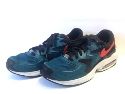 Nike Air Max2 Men Black/Habanero Red-Geode Teal Running Sneaker Shoes Size US 13 - Image 1 of 4