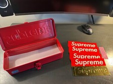 Supreme x Toyo Red Steel Toolbox T-320 + 6 Stickers