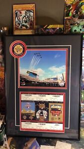2014 MLB All Star Game Official Weekend Tickets, MLB Photo FRAMED Mike Trout MVP