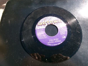 1984 Motown 45 Michael Jackson -Call on Me/Farewell My Summer Love -EX - Foto 1 di 2
