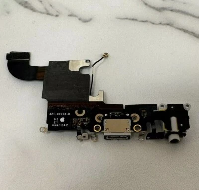 Apple iPhone 6s Puerto de Carga Conector Auxiliar Cable Flexible Micrófono Genuino 821-00078-B Foto 1 de 4